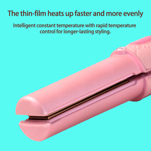 IFINE Mini <span class=keywords><strong>Brosse</strong></span> Lissante pour <span class=keywords><strong>Cheveux</strong></span> avec Écran LCD, Rechargeable par USB, Outil de Coiffage Portable pour les Voyages et l'Utilisation Domestique - Product Image 4