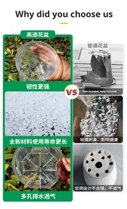 P97 Plateaux d'aération en <span class=keywords><strong>plastique</strong></span> épais transparent avec trous de drainage Soucoupes <span class=keywords><strong>pour</strong></span> orchidées Succulentes Utilisation dans le jardin - Product Image 5