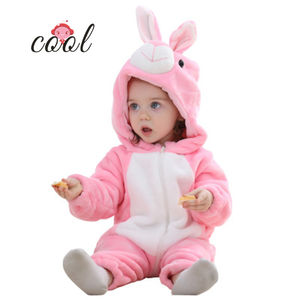 Set di vestiti per bambini nuovi nati animali all'ingrosso vestiti per bambini nuovi nati vestiti a manica lunga in pile con cappuccio - Product Image 3