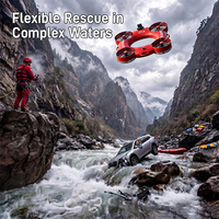 Bouée de sauvetage intelligente télécommandée en fibre de carbone, diamètre 930 cm, drone de sauvetage rapide pour la compétition de voile et de rafting