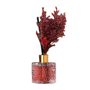 Décoration de fleurs séchées d'amoureux, aromathérapie sans feu, huile essentielle, aromathérapie, bâton en rotin, ensemble diffuseur de roseaux - Product Image 1