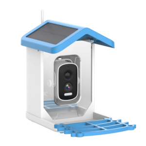Oem/ODM Thiết bị giám sát điện năng thấp hơn thông minh Bird Feeder năng lượng mặt trời sạc và điện sạc IP65 2.5K tự động chim máy ảnh - Product Image 1