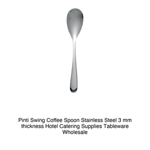 Pinti Swing <b>Coffee</b> <b>Spoon</b> Stainless Steel 3 mm thickness Hotel Catering Supplies Tableware Wholesale - Product Image 2