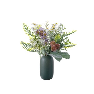 K-On! Bouquet de fleurs artificielles en tissu tissé plastique pour mariage et décoration intérieure CF02027 - Product Image 5