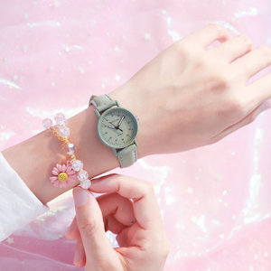Reloj de Pulsera de Cuarzo de Cuero Barato Reloj Casual para Damas con Números Hermoso Reloj para Mujer - Product Image 5
