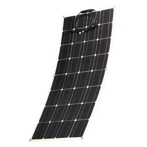 Panneaux solaires flexibles mono <span class=keywords><strong>100</strong></span> <span class=keywords><strong>watts</strong></span> 12V <span class=keywords><strong>pour</strong></span> la maison/bateau/voiture/jardin/<span class=keywords><strong>camping</strong></span> voyage fournisseur chinois à haute efficacité - Product Image 3