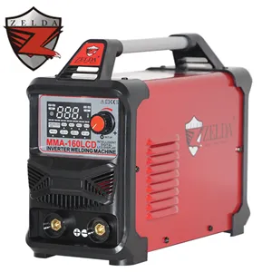 Portable LCD Display 220V Smaw Welding Machine Mma Stick Inverter Welder Manual Metal Arc Welders