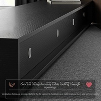 Table basse moderne et durable avec plateau en bois pour chambre à coucher, appartement ou salon