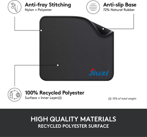Tapis de souris de haute qualité en microfibre pour jeux, <span class=keywords><strong>base</strong></span> en caoutchouc antidérapante, surface facile à glisser, résistante aux déversements, matériaux durables - Product Image 4