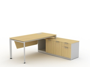 LCN çağdaş Modern ofis masası cabrio modüler & uzatılabilir ahşap tasarım yeni ev ofis kullanımı için ekonomik mobilya - Product Image 5