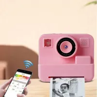 Appareil photo instantané rechargeable pour enfants 1080p CMOS, pour bébés garçons et filles, caméra vidéo numérique avec imprimante, zoom optique 10x