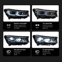 Faros Delanteros LED Estilo Láser CREULI para BMW Serie 7 G11 2016-2019, DRL, Señal de Giro, Proyector, Plug & Play