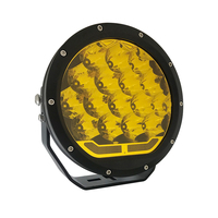 Aurora 2025, Nuevas Luces LED de Conducción Blancas y Ámbar de 7 Pulgadas, 12V 24V, Alta Potencia 160W 8500LM, Impermeables, Foco LED Todoterreno 4x4