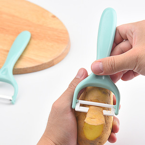 Fruit And Vegetable Peeler 4 Pieces Multi Function Blue And Green Stainless Steel For Kitchen Use - Product Image 2