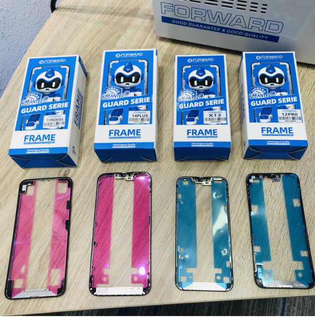 FORWARD 2024 Hot Sale Guard Mobile Phone Repair Middle Frame Bezel with OCA for iphone 15 Pro Max Original