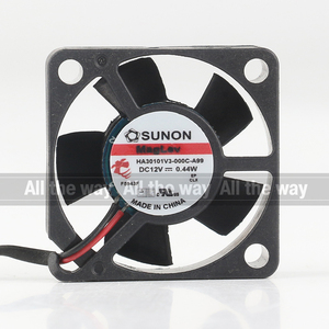 Mới ban đầu Sunon 5V 24V 48V DC 12V 0.44W AC EC 3010 30x30x10mm 3cm STB đĩa cứng Card đồ họa HA30101V3-000C-A99 Quạt làm mát - Product Image 4