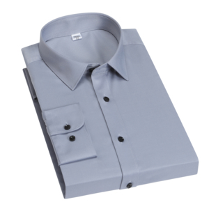 QFZ3159 - Vente en gros de chemises décontractées à manches longues pour hommes, motif à carreaux, style jeune et tendance, pour la vente en gros - Product Image 3