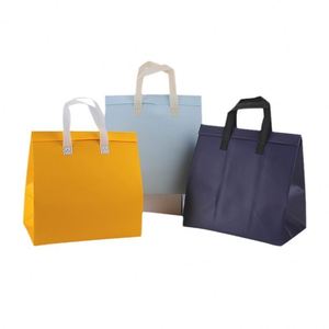 Takeaway Insulation Non-Woven Cooler Bag Portable Foldable Zipper Closure Custom Logo - Product Image 5