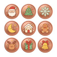 Pièce de monnaie commémorative en cuivre fin 999, thème de Noël personnalisé, 1 oz, 2 oz, 5 oz, 10 oz, pièce de monnaie de défi en relief 3D