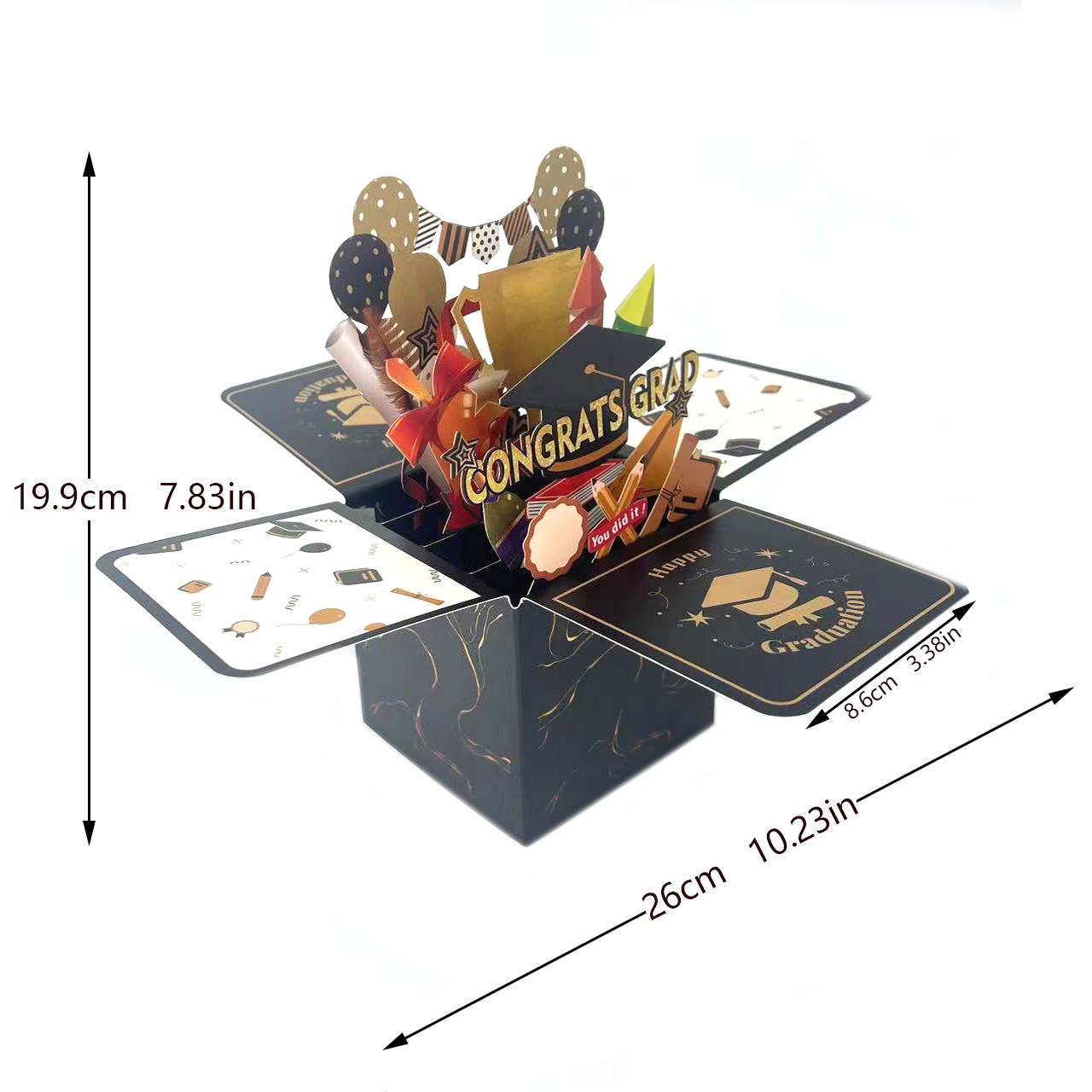 Black Gold Congrats Grad