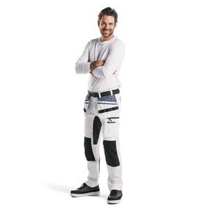 BLAKLADER - 350010421000XLT <b>T</b>-<b>shirt</b> <b>long</b> <b>sleeved</b> <b>White</b> - EAN 7330509901229 WORK <b>T</b>-<b>SHIRTS</b> AND POLO <b>SHIRTS</b> - Product Image 3