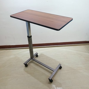 <b>Adjustable</b> Desk SHD-906 Wood Top <b>Height</b> <b>Adjustable</b> Hospital Bedside <b>Table</b> For Elderly Care Use - Product Image 3