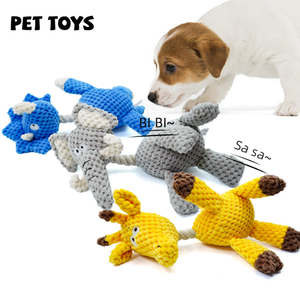 Nuovo Giocattolo per Animali a Forma di Nodo, Elefante Squeaky per Cani, Accessori per Cani, Compagno e Bambola Interattiva - Product Image 4