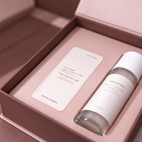 Boîtes et étiquettes cosmétiques personnalisées à faible MOQ, cartons pliants métalliques de luxe pour l'emballage de coffrets de soins de beauté