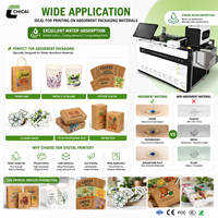 High Efficiency Paper Bag Digital Printing Machine Single Pass Inkjet Printer for Custom Logo Print on Kraft Paper Bags