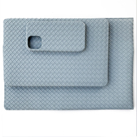 Gros motif de peau de serpent pu cuir sacoche pour ordinateur portable pour macbook 13 pouces