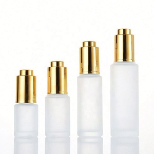 ขวดแก้วหยดน้ำมันหอมระเหยขนาดเล็ก 10 มล. 20 มล. 30 มล. พร้อมหัวหยดแบบกดสีเงิน - Product Image 2
