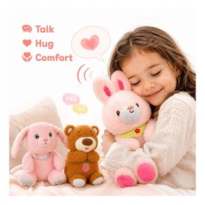 High Quality AI Dog Stuffed Animal Talking Assistant Touch Sensor Wireless App Controlled Emotional Support Plush Toy - Product Image 1