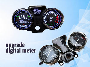 가토 250cc 프린스 오토바이 WH125-19 디지털 LCD 계기판 USB 시계 속도계 개조 - Product Image 4