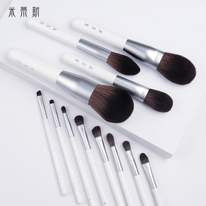 Cangzhou Makeup <b>Brush</b> Set 12-Piece Synthetic Hair Wooden Handle Foundation <b>Brushes</b> - Product Image 3