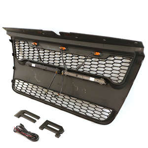 Kfz-Außen zubehör Offroad-Frontgrill Mattschwarzer Kühlergrill mit Licht leiste Passend für <span class=keywords><strong>Ford</strong></span> Explorer 2006-2010 - Product Image 5
