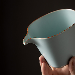 Cyan Ru Ware Fairness Cup Porcelain Cylinder Shape Without Lid For Kung Fu <b>Tea</b> <b>Set</b> - Product Image 2