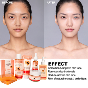 Etiqueta privada Natural Dark Spot Eliminar Blanqueamiento Vitamina <span class=keywords><strong>C</strong></span> Colágeno Papaya Iluminador Suero facial - Product Image 3