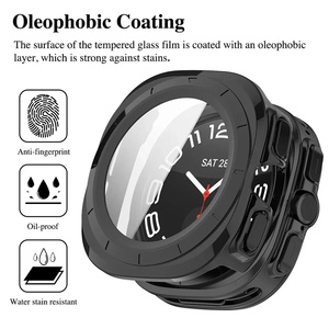 Protezione Schermo e Custodia Protettiva per Smartwatch <span class=keywords><strong>Samsung</strong></span> Galaxy Watch <span class=keywords><strong>Ultra</strong></span>, Accessori Cover in PC per Orologio Intelligente - Product Image 3