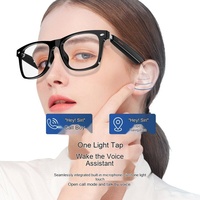   Lunettes Intelligentes Compatibles avec des Verres pour Myopie, Écouteurs Musicaux, Lunettes de Soleil, Appels Téléphoniques, Assistant Vocal IA, Batterie Rechargeable