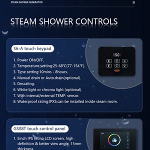 Nuevo Generador de Vapor Eléctrico Inteligente Stepon de Fábrica de 4.5KW 6KW 9KW 12KW 15KW 18KW para Baño de Vapor Sauna con Control <span class=keywords><strong>por</strong></span> Aplicación WiFi - Product Image 5
