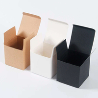 Wholesale Low MOQ Customization Cheap Paperboard Gold Foil Biodegradable Black White Brown Custom Logo Lamination Candle Box