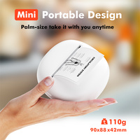 Impresora Térmica Portátil Mini 2026, Impresión de Códigos de Barras de 57 mm, 203 dpi, Batería de 1500 mAh, USB e Inalámbrica, en Stock