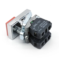 YB2-BL8325 IEHC (XB2-BL8325) 22mm en alliage de zinc bouton poussoir 10A courant maximum 1NO1NC rouge vert voyant lumineux IP40 Protection 220V