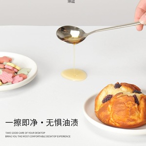 ผ้าปูโต๊ะคุนเฉิง ผ้าหนา ย้อมสีพื้น ซักได้ ใช้ในบ้าน - Product Image 3