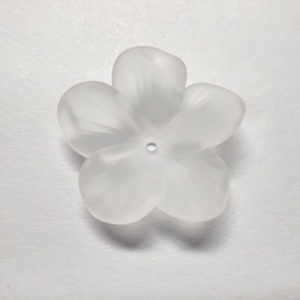 Pierres précieuses brillantes scintillantes en forme de fleur naturelle, accessoires pour conception de bijoux, en vrac, blanches, différentes tailles, 1 pièce - Product Image 2