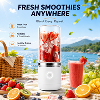 Hoge snelheid 18000 RPM One Touch fruitmixer met aangepast logo, USB oplaadbaar, mini draagbare blender voor thuis en onderweg