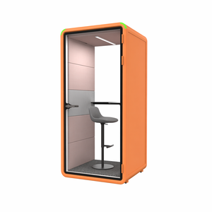 Cabina de oficina acústica portátil individual, cabina de trabajo silenciosa móvil, cabina de oficina pequeña ideal para espacios de trabajo compartidos - Product Image 2