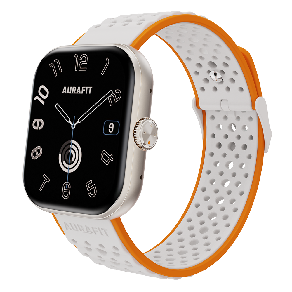 Correa de titanio dorado + gel de sílice