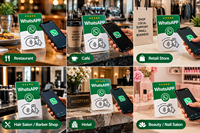 Carte NFC WhatsApp, carte intelligente sans contact pour les entreprises, restaurants, cafés, hôtels, salons de beauté, salons de coiffure