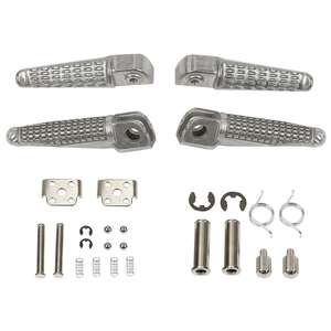 Reposapiés delanteros y traseros XINMATUO para <span class=keywords><strong>Kawasaki</strong></span> <span class=keywords><strong>ZX10R</strong></span> 2004-2012 2005 2006 <span class=keywords><strong>2007</strong></span> 2008 2009 2010 2011 - Product Image 4